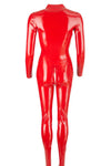 LATE-X Latex Catsuit Red | Angel Clothing