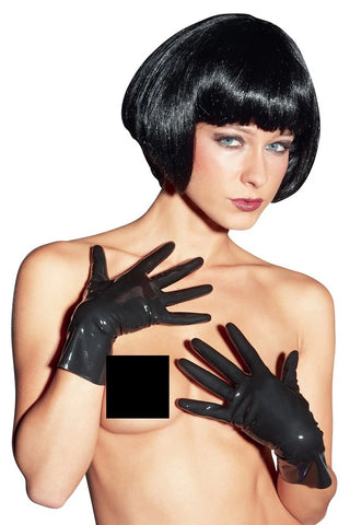 LATE-X Short Latex Gloves | Angel Clothing