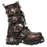 New Rock Vintage Flower Reactor Boots M.391-S26 | Angel Clothing