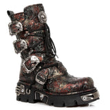 New Rock Vintage Flower Reactor Boots M.391-S26 | Angel Clothing