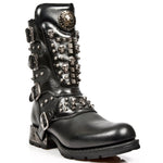 New Rock Skull and Studs Motorock Boots M.MR019-S1 | Angel Clothing