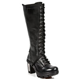New Rock Black Steel Neotrail Boots M.NEOTR013-S1 | Angel Clothing