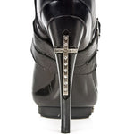 New Rock Ladies Cross Boots M-PUNK061-S1 | Angel Clothing