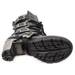 New Rock Trail Boots with Cross and Bats M.TR090-S1 | Angel Clothing