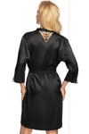 Irall Mallory Dressing Gown Black | Angel Clothing