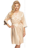 Mallory Dressing Gown Champagne | Angel Clothing