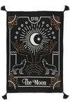Moon Tarot Card Wall Tapestry Small | Angel Clothing