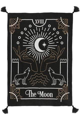 Small Moon Tarot Card Wall Tapestry | Angel Clothing