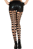 Music Legs Hole and Net Tights | Angel Clothing