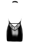 Noir Handmade Wetlook Lace Party Dress | Angel Clothing