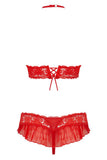 Obsessive Red Lingerie Set (S/M) | Angel Clothing