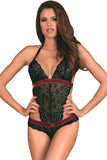 Obsessive Rossita Lace Teddy | Angel Clothing