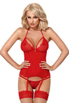 Obsessive Red Corset | Angel Clothing