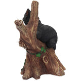 Onyx Cat in Tree Figurine | Angel Clothing
