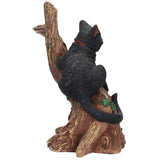 Onyx Cat in Tree Figurine | Angel Clothing