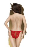 Penthouse Too Hot To Be Real Panties Red | Angel Clothing