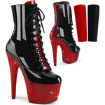 Pleaser Bejeweled 1020FH-7 Ankle Boots | Angel Clothing