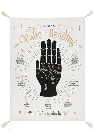Palm Reading Wall Tapestry Small | Angel Clothing