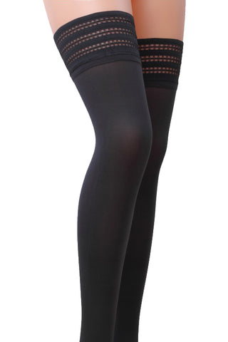 Passion Graphite Stockings ST006 80 Den | Angel Clothing