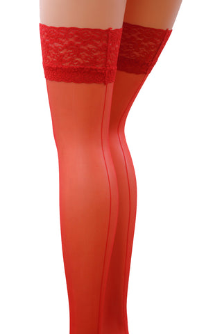 Passion Roso Red Hold-Ups ST022 | Angel Clothing