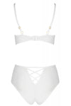 Passion Lovelia Bikini Lingerie Set White | Angel Clothing