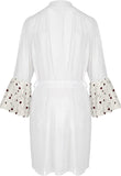 Passion Lovelia Penignoir Dressing Gown White | Angel Clothing