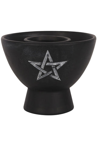 Black Pentagram Cleansing Bowl | Angel Clothing
