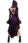 Burleska Hooded Purple  Jacket / Coat / Dress | Angel Clothing