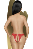 Penthouse Naughty Valentine Panties Red | Angel Clothing