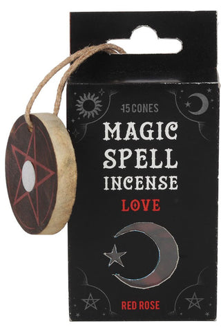 Rose Love Spell Incense Cones | Angel Clothing