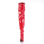 Pleaser SEDUCE 3000 Boots Red | Angel Clothing