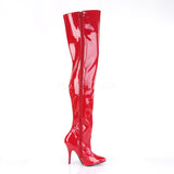 Pleaser SEDUCE 3010 Boots Red | Angel Clothing