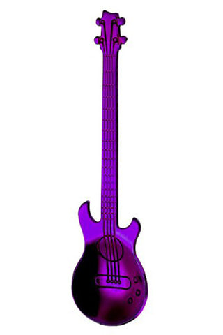 Purple Guitar Teaspoon | Angel Clothing