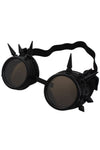 Steampunk Spike Goggles Black | Angel Clothing