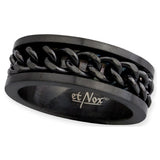Echt etNox Black Mesh Steel Ring | Angel Clothing