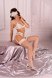 Livia Corsetti Sameera Lingerie Set White | Angel Clothing