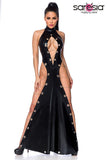 Saresia Wetlook Maxi Dress (XS, L) | Angel Clothing