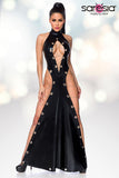Saresia Wetlook Maxi Dress (XS, L) | Angel Clothing