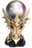 Skeletal Realm Dragon Skull and LED Crystal Orb | Angel Clothing