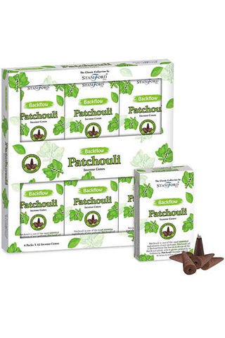 Stamford Patchulli Backflow Incense Cones | Angel Clothing