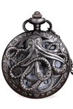 Steampunk Gunmetal Octopus Pocket Watch | Angel Clothing