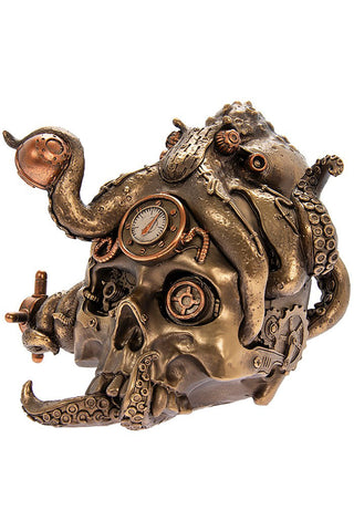 Steampunk Oceanic Cyborg Octopus Skull | Angel Clothing