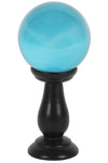 Teal Crystal Ball on Stand Small | Angel Clothing