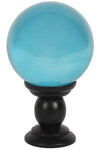 Teal Crystal Ball on Stand Large | Angel Clothing
