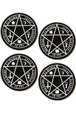The Devil Is Living In My Flesh Coaster Set | Angel Clothing