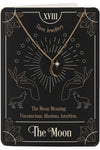 The Moon Tarot Necklace on Greeting Card | Angel Clothing