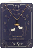 The Star Tarot Necklace on Greeting Card | Angel Clothing