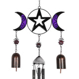Triple Moon Windchime with Bells | Angel Clothing