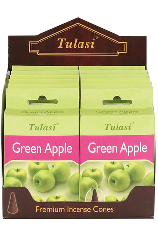 Tulasi Green Apple Incense Cones | Angel Clothing