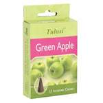 Tulasi Green Apple Incense Cones | Angel Clothing